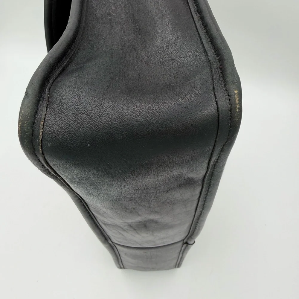 Coach Lexington Briefcase 5265 Black Glove-Tanned Leather USA 1992 Vintage